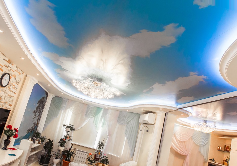 Заказать потолок с фотопечатью в г. Кодинск